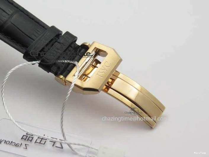 MIROTIME 0301 Portuguese Chrono RG IW371415 ZF 1:1 Best Edition Black Dial On Black Leather Strap A79350 (Slim Movement) FashionForward 7264